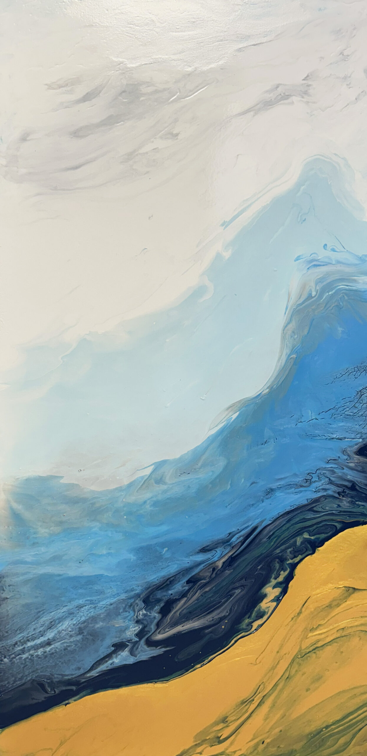 48x24_Gilded Shore 1